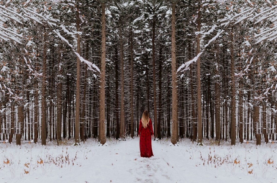 Photo red dress