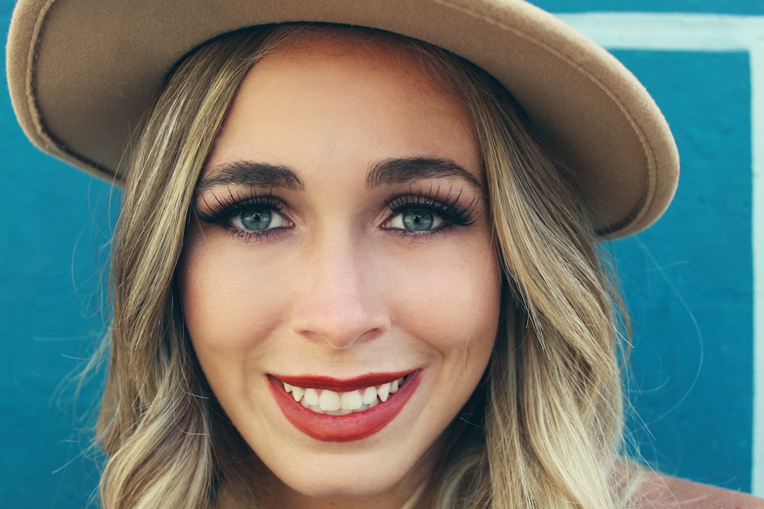 Photo blue makeup